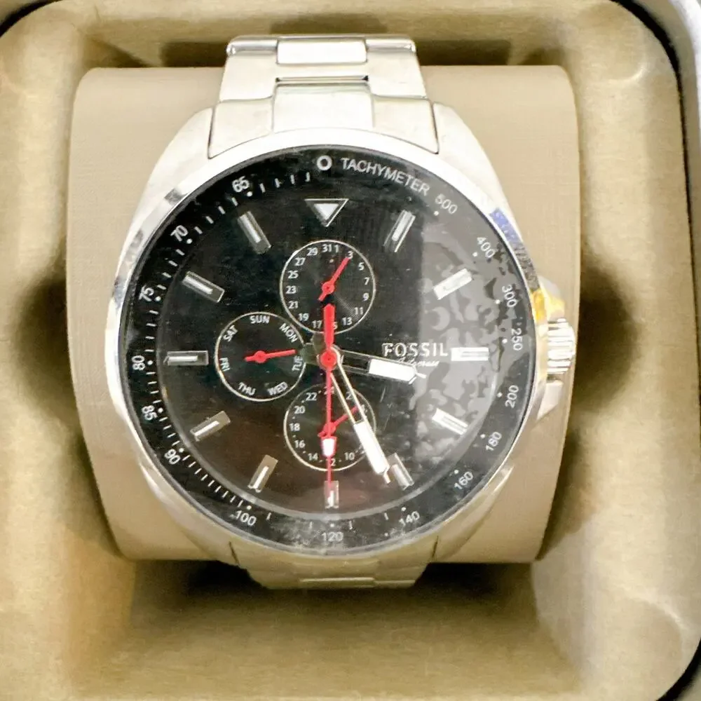 Fossil BQ2550 Multifunction Autocross Men's Watch Day Date Indicator